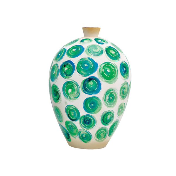 ***PORCELAIN VASE, GREEN