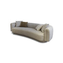 SOFA ESTACIONARIO DE CUATRO ASIENTOS EN TELA BEIGE H300582