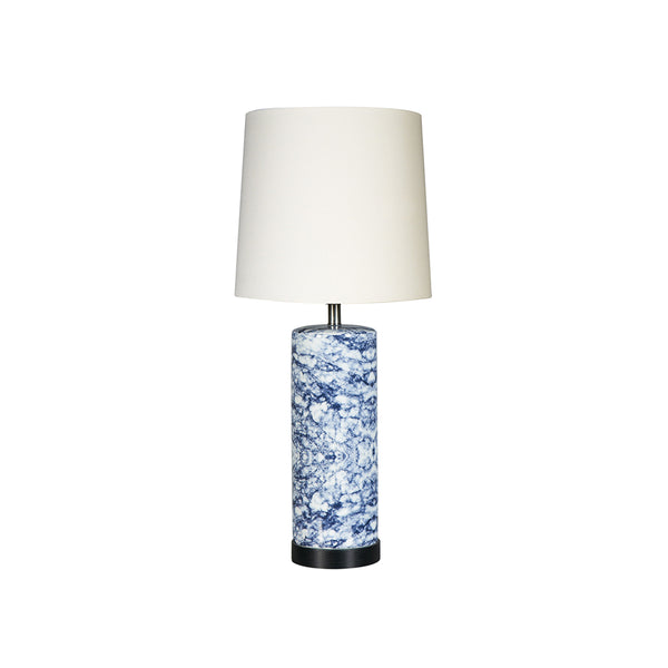 ***TABLE LAMP BLACK BLUE WHITE