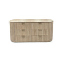 GAVETERO ACABADO DE MADERA NATURAL