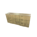 GAVETERO ACABADO DE MADERA NATURAL