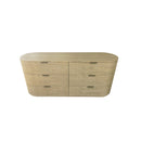 GAVETERO ACABADO DE MADERA NATURAL