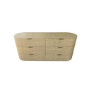 GAVETERO ACABADO DE MADERA NATURAL
