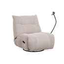 BUTACA RECLINABLE MANUAL EN TELA BEIGE