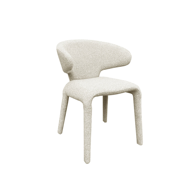 SILLA DE COMEDOR EN TELA BEIGE