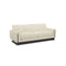 SOFA ESTACIONARIO DE DOS ASIENTOS EN TELA BLANCA