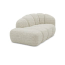 CHAISE LOUNGE  EN TELA BEIGE
