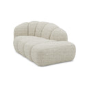 CHAISE LOUNGE  EN TELA BEIGE