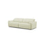 SOFA RECLINABLE ELECTRICO DE TRES ASIENTOS CON FRENTE DE PIEL BEIGE
