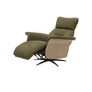 BUTACA RECLINABLE MANUAL EN TELA VERDE