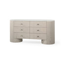 GAVETERO TOPE DE CERAMICA Y ACABADO DE MADERA BEIGE