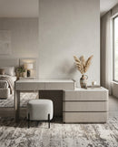 GAVETERO  TOPE DE CERAMICA Y ACABADO DE MADERA BEIGE