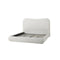 CAMA KING EN TELA BEIGE