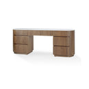 ESCRITORIO ACABADO DE MADERA Y CERAMICA