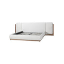 CAMA KING BASKET EN TELA BEIGE