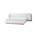 CAMA KING BASKET EN TELA BEIGE