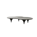 MESA DE CENTRO ACABADO DE EN MADERA NEGRA