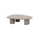 MESA DE CENTRO ACABADO DE MADERA GRIS