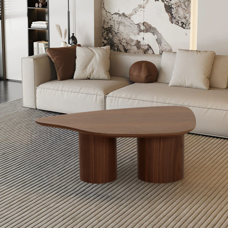 MESA DE CENTRO ACABADO DE MADERA
