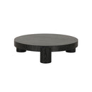 MESA DE CENTRO ACABADO DE EN MADERA NEGRA