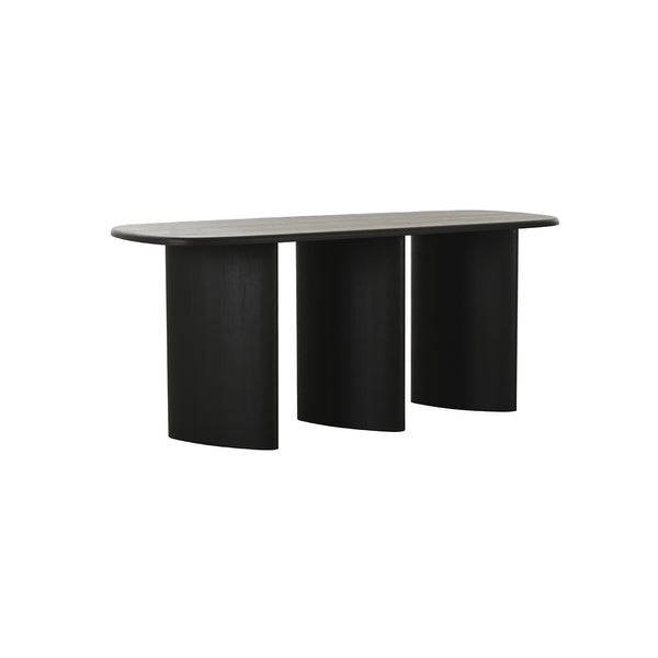 MESA DE BAR ACABADO DE MADERA NEGRA