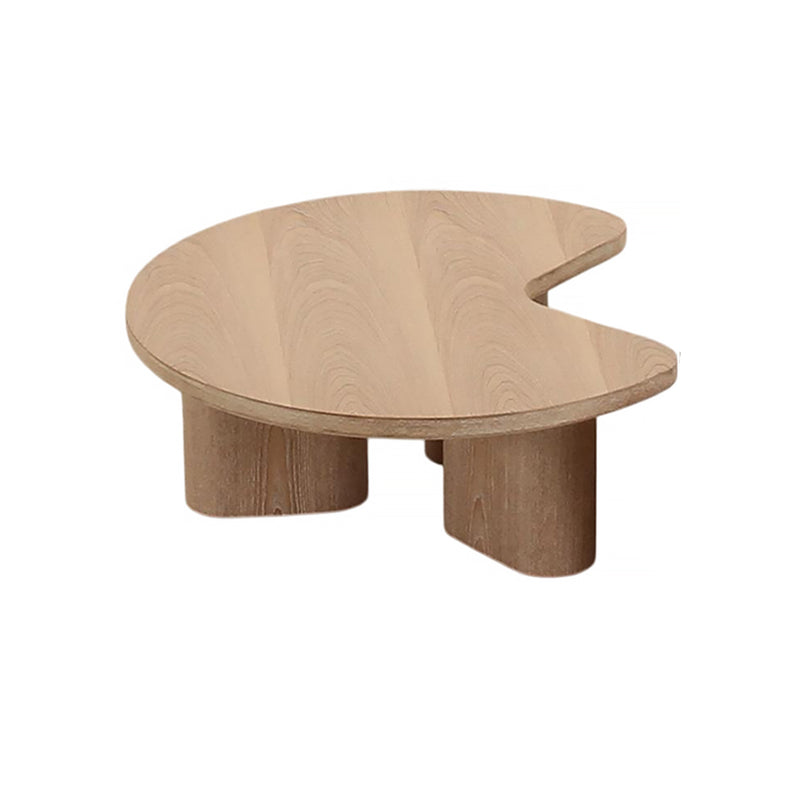 MESA DE CENTRO ACABADO DE MADERA NATURAL