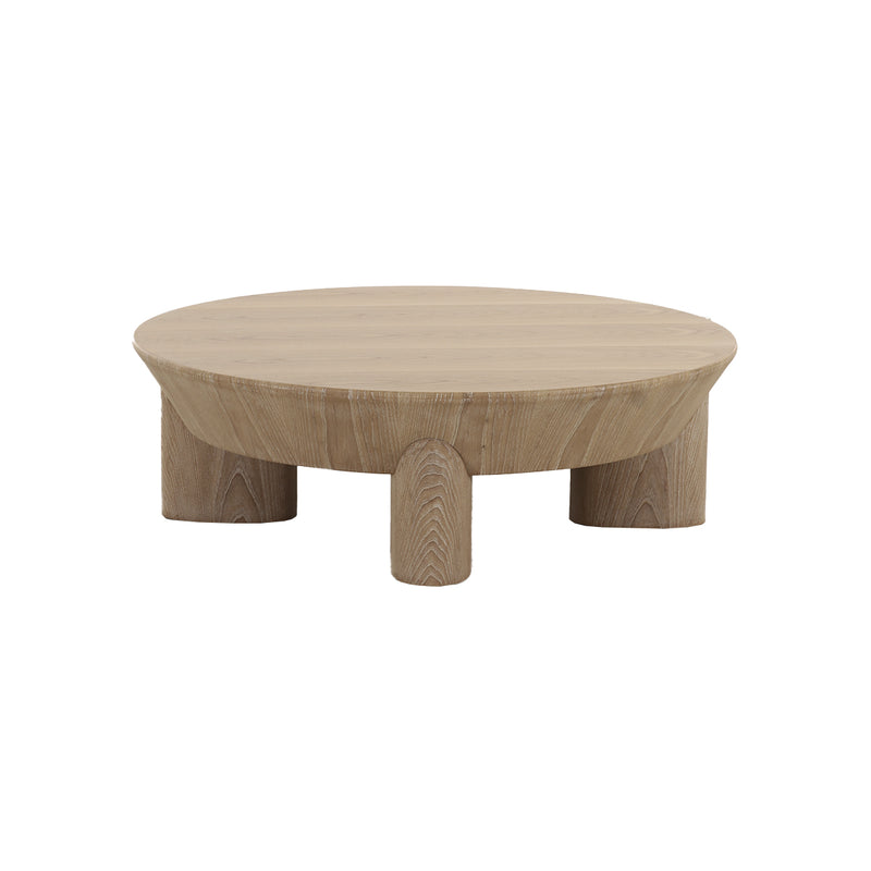 MESA DE CENTRO ACABADO DE MADERA NATURAL