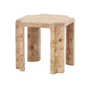 MESA LATERAL ACABADO DE MADERA