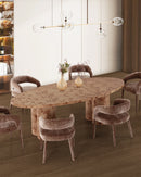 MESA DE COMEDOR ACABADO DE MADERA