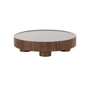 MESA DE CENTRO ACABADO DE MADERA