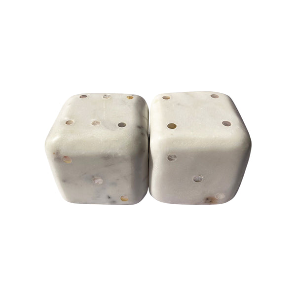 DADOS DE MARMOL SET DE 2