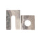 MARBLE DECORATIVE ARCH PAIR, BEIGE