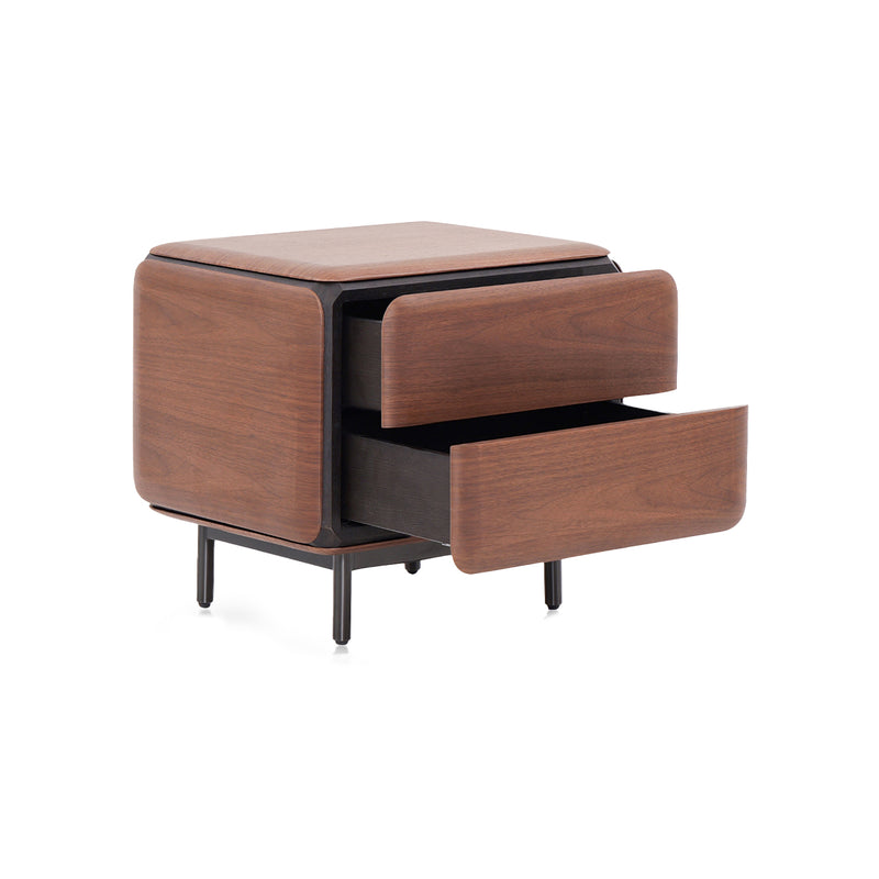 MESA DE NOCHE ACABADO DE MADERA