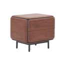 MESA DE NOCHE ACABADO DE MADERA