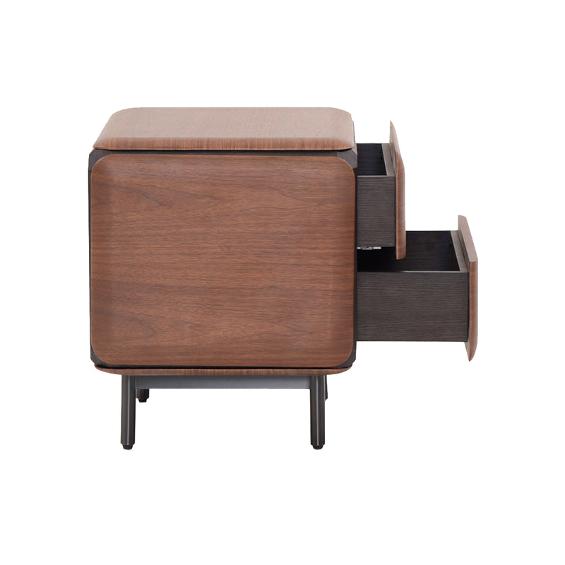 MESA DE NOCHE ACABADO DE MADERA