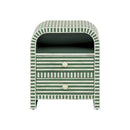 MESA DE NOCHE DE HUESO VERDE