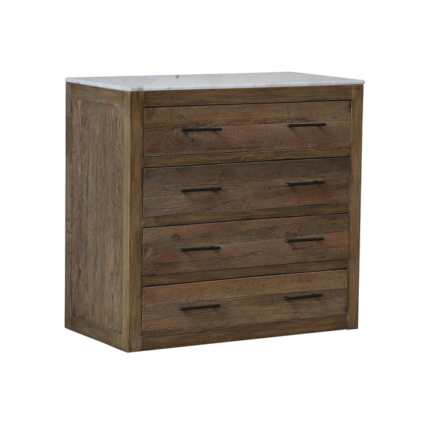 GAVETERO CON TOPE ESTILO  MARMOL Y ACABADO DE  MADERA