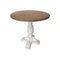 MESA COMEDOR EN ACABADO DE MADERA BLANCA Y NATURAL