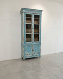GABINETE ACABADO DE  MADERA AZUL