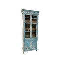 GABINETE ACABADO DE  MADERA AZUL