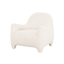 BUTACA ESTACIONARIA EN TELA BLANCA