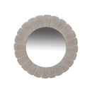 ROUND CARVED WALL MIRROR