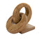 FIGURA DECORATIVA TALLADA EN MADERA