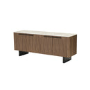 CREDENZA ACABADO DE MADERA Y TOPE DE CERAMICA