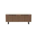 CREDENZA ACABADO DE MADERA Y TOPE DE CERAMICA