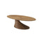 MESA DE CENTRO ACABADO DE MADERA NEGRA