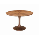 MESA DE COMEDOR CON TOPE ACABADO DE MADERA