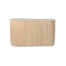 ESCRITORIO ACABADO DE MADERA Y TOPE DE MARMOL