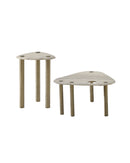 SET DE MESA CENTRO A, C EN COLOR NATURAL GREY - 2 PIEZAS
