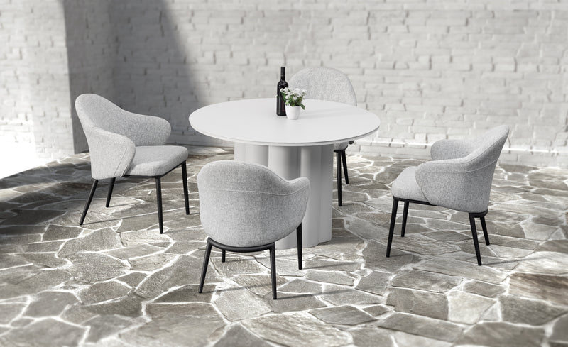 MESA DE COMEDOR DE EXTERIOR BEIGE